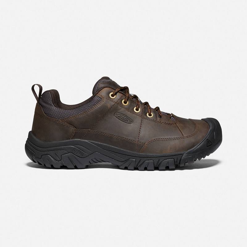 Keen Targhee III Oxford Turnschuhe Herren DE-20759 Dark Earth/Mulch - Keen Herrenschuhe Braun